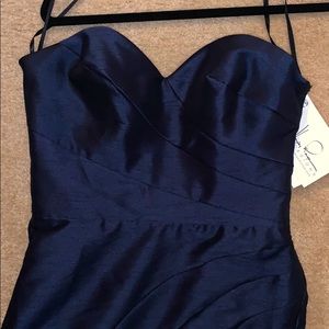 Navy blue, elegant, gown